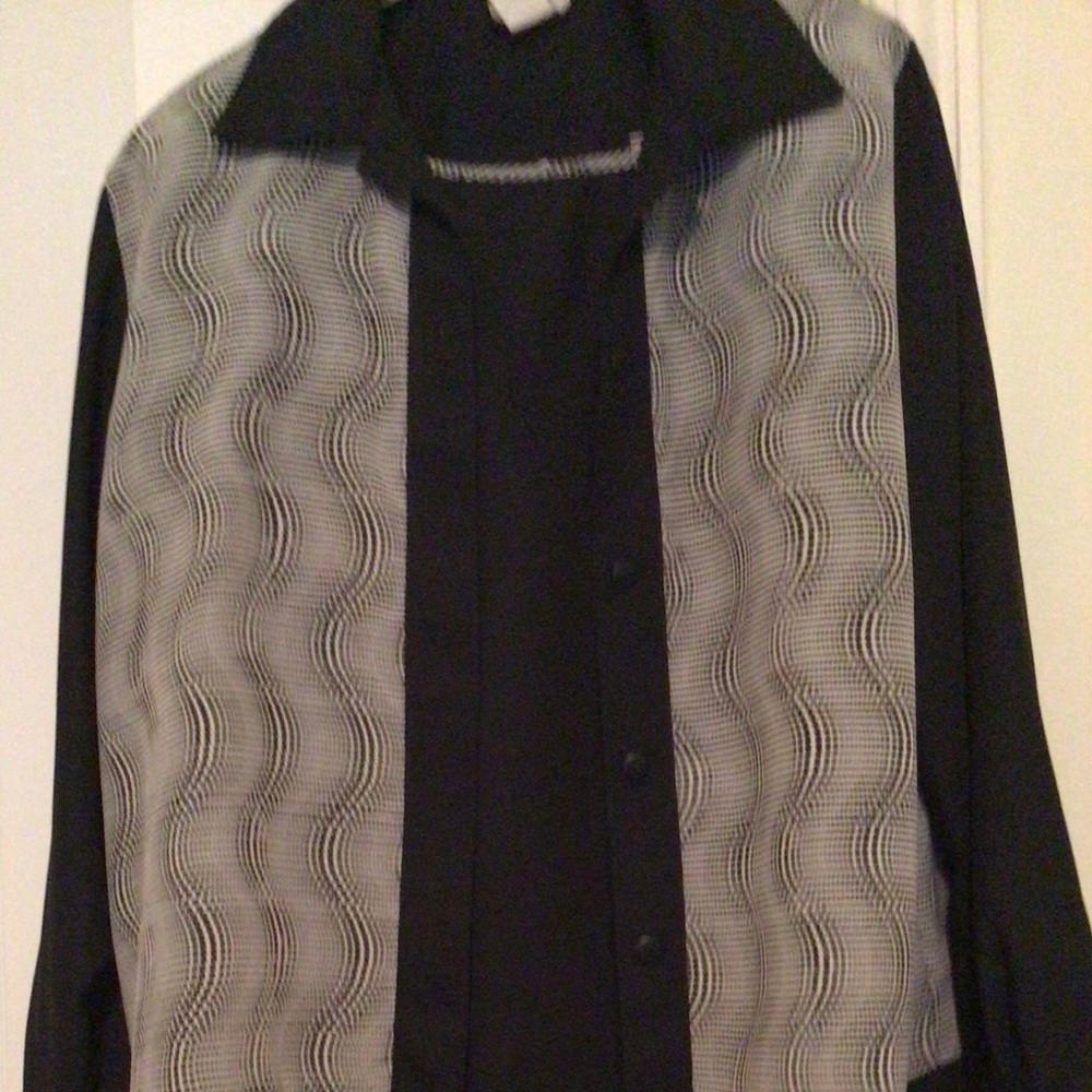 Gently Worn Black Ladies 3-Pc. Ensemble-Size L